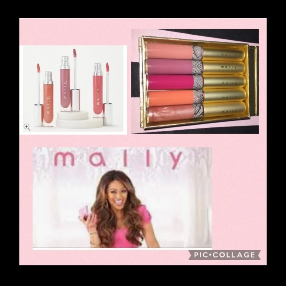 5-1 New Mally Beauty 5 piece mini lipgloss set!